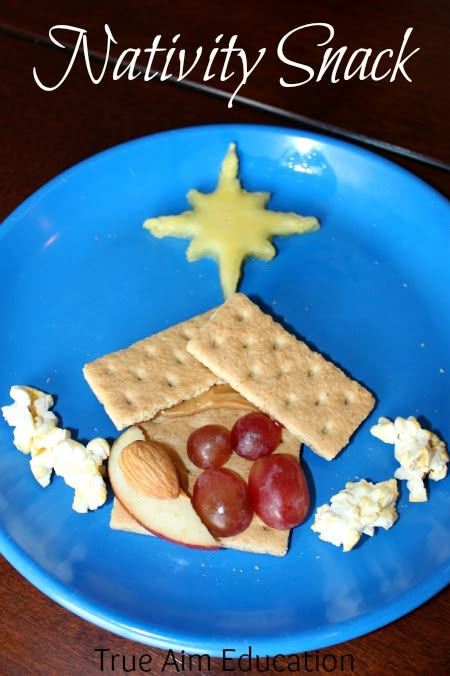 Nativity Snack, Happy Birthday Jesus Party, Sunday School Snacks, Christmas Sunday School, Preschool Snacks, Happy Birthday Jesus, Nativity Crafts, Sunday School Ideas, Preschool Christmas