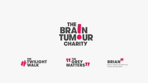 The Brain Tumour Charity :: Behance Charity Branding, Brain Tumour, Charity Logos, Brand Refresh, The Brain, In A World, Logo Branding, Read More, Brain