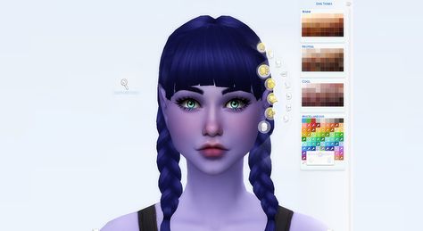 sorbets remix— Sorbets Remix Skin Quick Fix I have managed to... Sims 4 Unnatural Skin, Sims 4 Unnatural Skin Cc, Sims 4 Studio, Glossy Eyes, Sims 4 Anime, Colors For Skin Tone, Facial Hair, Skin Color, Vintage Glamour