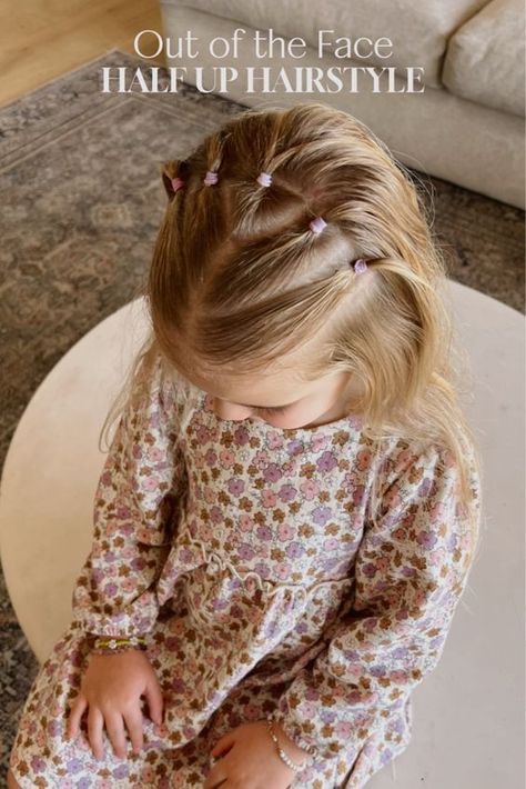 Toddler Hairstyles Girl Summer, Summer Hairstyles For Girls Kids, Long Hair Toddler Girl Hairstyles, Little White Girl Hairstyles, Hairstyles For 3 Year Girl, Easy Hairstyles For Kindergarten, Toddler Summer Hairstyles, 1st Grade Hairstyles, Summer Hairstyles For Kids