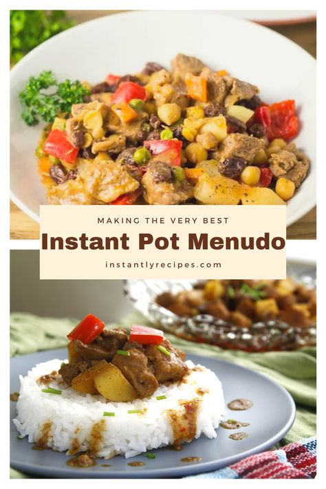 instant pot menudo recipe #instantpot Instant Pot Menudo, Menudo Recipe Filipino, Filipino Menudo, Menudo Recipe, Pot Recipes Healthy, Ninja Recipes, Pot Recipes Easy, Dinner Meal, Healthy Instant Pot Recipes