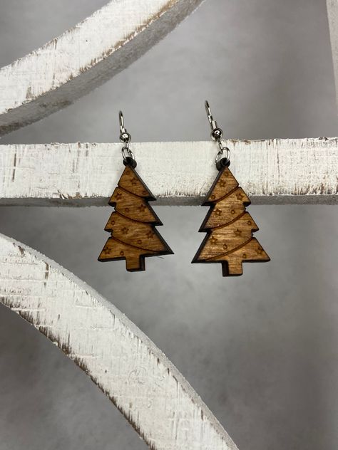 Excited to share the latest addition to my #etsy shop: Wooden Snowman Earrings, Wooden Christmas Tree Earrings, Christmas Earrings, Winter Earrings, Lightweight Earrings #christmas #wood #christmasearrings #treeearring Snowman Earrings, Wooden Snowman, Wooden Christmas Tree, Winter Earrings, Laser Cut Earrings, Cut Earrings, Tree Earrings, Christmas Tree Earrings, Wooden Christmas Trees