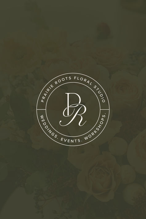 Brand design inspiration for wedding florist. File under: brand design inspiration, branding design inspiration, floral studio branding, wedding florist logo design, brand identity design, logo inspiration, brand inspiration. Florist Logo Design, Brand Identity Design Logo Inspiration, Florist Branding, Logo Luxe, Creative Marketing Agency, Florist Logo, Brand Design Inspiration, Branding Wedding, Studio Branding