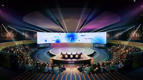 2023 ABH GRAND FEINALE CREATIVE PROPOSAL :: Behance Stage Led Design, Conference Stage Design, Summit Stage, Stage Layout, Conference Stage, Brand Wall, Venue Lighting, Creative Proposals, Led Stage