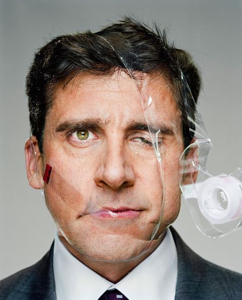 Martin Schoeller, Esquire Magazine, Photographie Portrait Inspiration, Steve Carell, Annie Leibovitz, Photographie Inspo, Foto Tips, Celebrity Portraits, Foto Inspiration