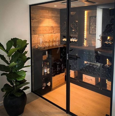 Shelves Interior Design, Modern Wine Cellar, Kitchen Utility Room, Wine Furniture, Home Wine Cellars, Wine Cellar Design, Cellar Design, Wine Coolers, Woman Cave