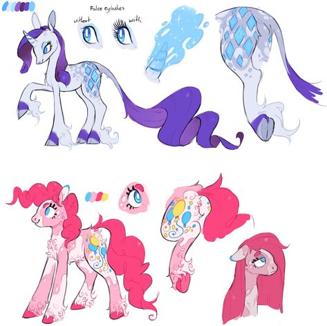 8xenon8 tumblr rarity pinkie pie Mlp Mane Six Redesign, Rarity Mlp Redesign, Mane Six Redesign, Mlp Redesigns Fluttershy, Mane 6 Redesign, Mlp Redesigns Mane 6, Mlp Mane 6 Redesign, My Little Pony Redesign, Pinkie Pie Redesign