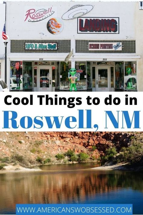 Click thru to find Roswell, NM Attractions: There are so many cool Roswell, New Mexico Attractions that you need to check out when you are in the city. Its more than just Area 51! You need to check out these things to see in Roswell, NM. What To Do In Roswell New Mexico, Things To See In New Mexico, Things To Do In Roswell New Mexico, Things To Do In New Mexico, New Mexico Aesthetic, Carlsbad Nm, New Mexico Travel, New Mexico Vacation, New Mexico Road Trip