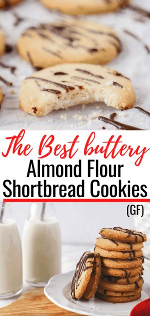 Buttery and crumbly, these almond flour shortbread cookies are the best melt-in-your-mouth goodness you’ll love. This easy mouthwatering and classic recipe is gluten-free and low on sugar. #shortbread #glutenfree #almondflour #almondcookie #shortbreadcookie Gluten Free Almond Flour Shortbread Cookies, Healthy Shortbread Cookies, Gf Shortbread Cookies, Almond Flour Cookies Recipes, Almond Flour Christmas Cookies, Almond Flour Cookie Recipes, Desserts With Almond Flour, Almond Flour Shortbread Cookies, Keto Shortbread Cookies