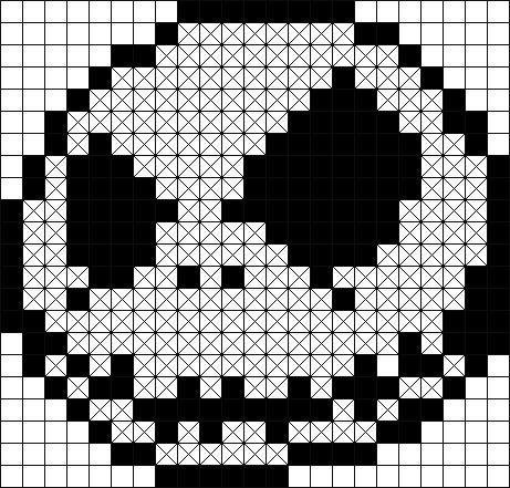 Perler Bead Patterns Nightmare Before, Jack Skellington Perler Bead Pattern, Beaded Nightmare Before Christmas, Pixel Art The Nightmare Before Christmas, Pixel Art Pattern Nightmare Before Christmas, Nightmare Before Christmas Hama Beads, Jack Skellington Cross Stitch Pattern, Perler Bead Nightmare Before Christmas, Pixel Art Nightmare Before Christmas