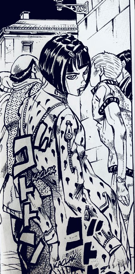 jjba manga Bruno Manga Panel, Jjba Aesthetic Icon, Hirohiko Araki Manga Panels, Jojo Manga Aesthetic, Jojo Manga Panels Black And White, Jjba Manga Art, Bruno Bucciarati Manga Panel, Jjba Manga Wallpaper, Jojo Part 5 Manga