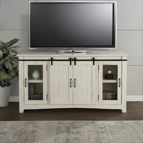 Tv Stand Antique, 65 Tv Stand, Home Tv Stand, Metal Tv Stand, Barn Door Tv Stand, White Tv Stands, Wood Tv Stand, Side Doors, Barn Style Doors