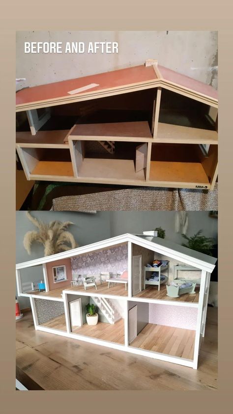 Diy Doll House Ideas, Dollhouse Build, Playmobil Diy, Best Doll House, Dollhouse Design, Doll House Plans, Modern Dollhouse, Gothenburg, Diy Dollhouse