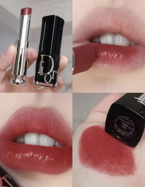 Dior Lip Addict, Christian Dior Addict, Dior Addict Lipstick, Peach Makeup, Dior Lip, Dior Addict Lip Glow, App Website, Dior Lipstick, Makeup Hacks Tutorials