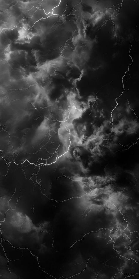 Black Cloud Background, Photo Ciel, Storm Wallpaper, Dark & Stormy, Galaxies Wallpaper, Black And White Photo Wall, 1 Wallpaper, Pretty Backgrounds, Lightning Storm