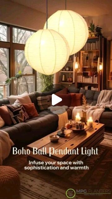 Boho Ball Pendant Light 💡 Shop here👇 https://www.homedepot.com/s/MPG%20lighting?NCNI-5  Or click the link in our bio😉 #homestyle #homedecor #pendantlight #lights #boho #interiordesigns #home #house #kitchen #livingroom #illuminate #ball Paper Lantern Design, Lights Boho, Paper Lantern Lights, Bedroom Ambiance, Ball Pendant Lighting, Lantern Design, Paper Lantern, House Kitchen, Ball Pendant