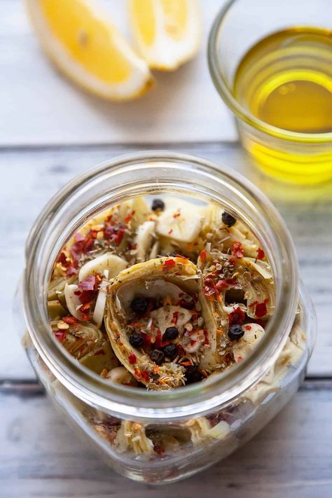 Easy Marinated Artichoke Hearts | Foodtasia Recipes With Artichoke Hearts, Pasta Artichoke, Artichoke Hearts Recipe, Mediterranean Diet Easy, Artichoke Heart Recipes, Marinated Artichokes, Marinated Artichoke Hearts, Antipasto Pasta Salads, Italian Antipasto