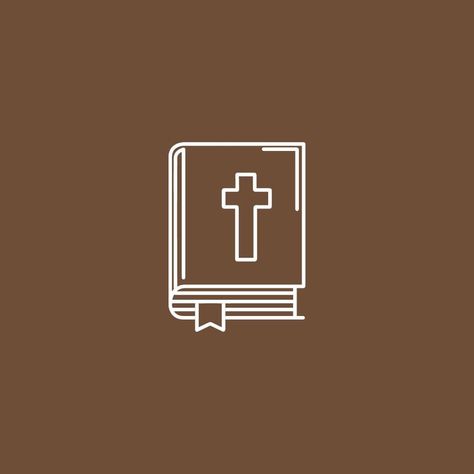 Brown Bible App Icon, Bible Profile Picture, Brown Bible Icon, Christian Brown Aesthetic, Christian Icons Aesthetic, Bible App Icon Aesthetic, Brown Christian Aesthetic, Bible Icon Aesthetic, Burgundy Icons