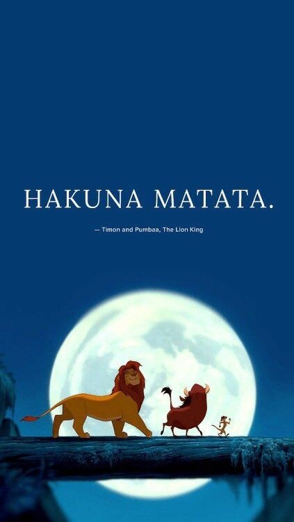 Hakuna Matata Wallpaper, Wallpaper Lion King, Simba Und Nala, Lion King Quotes, Tenk Positivt, Cute Disney Quotes, هاكونا ماتاتا, Lion King Pictures, Lion King Movie