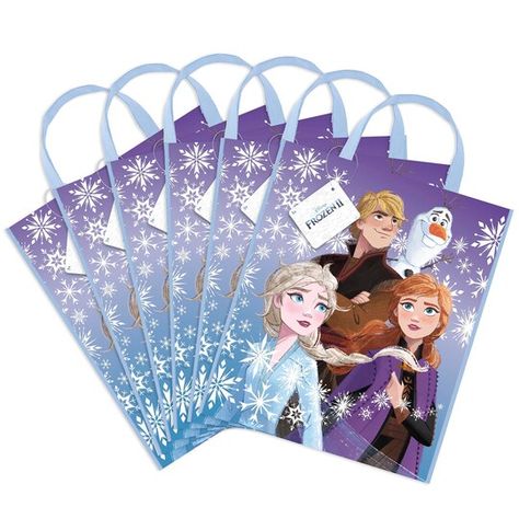 Frozen Favor Bags, Gigi Birthday, Frozen Themed Party, Frozen Party Supplies, Frozen Party Favors, Disney Frozen Birthday Party, Disney Frozen Party, Frozen Birthday Theme, Disney Frozen Birthday