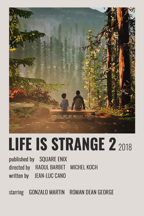 life is strange 2 polaroid poster Life Is Strange Poster Vintage, Life Is Strange Prints, Life Is Strange 2 Poster, Lis 2 Wallpaper, Game Polaroid Poster, Life Is Strange 2 Aesthetic, Life Is Strange Polaroid, Life Is Strange 2 Wallpapers, Tlou Poster