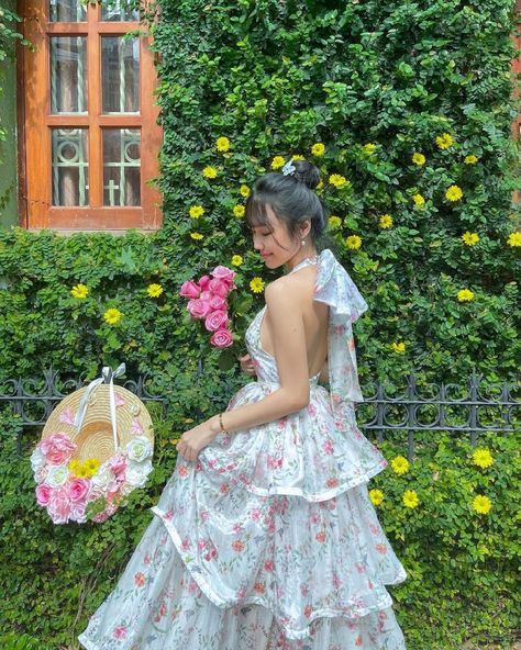 Party Dress Birthday, Long Party Dress, Dress Birthday, Nature Garden, Birthday Outfit, Semi Formal, Custom Color, Party Dress, A Line