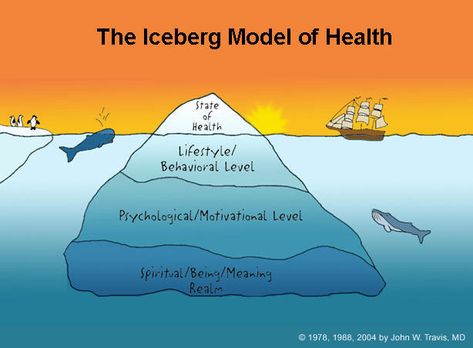 Iceberg Model, Wellness Wheel, Group Ideas, Beneath The Surface, Wellness Center, Spiritual Meaning, The Lifestyle, Health Lifestyle, Health Coach