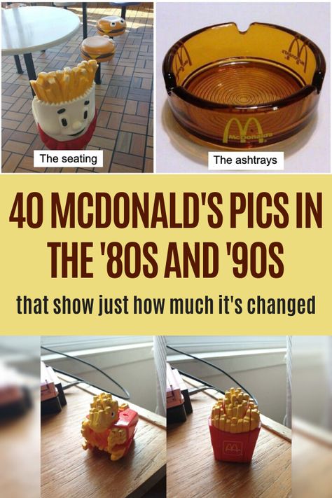 A lot has changed as we have grown up over the years. McDonald’s has changed right along with us. However, some memories are worth keeping. Do you remember birthday parties at McDonald’s? What about the secrets the old McDonald’s playground contained? #mcdonalds #changed #80s #90s #memories Old Mcdonald, Strange Photos, Security Cameras, Cool Pins, Time Flies, Good Jokes, Do You Remember, Favorite Pins, Grown Up