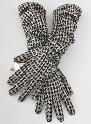 gloves Elegant Gloves, Stylish Women Fashion, Black Leather Gloves, Love Hat, Fashion Tights, Long Knit, Houndstooth Pattern, Chic Accessories, Wool Hat