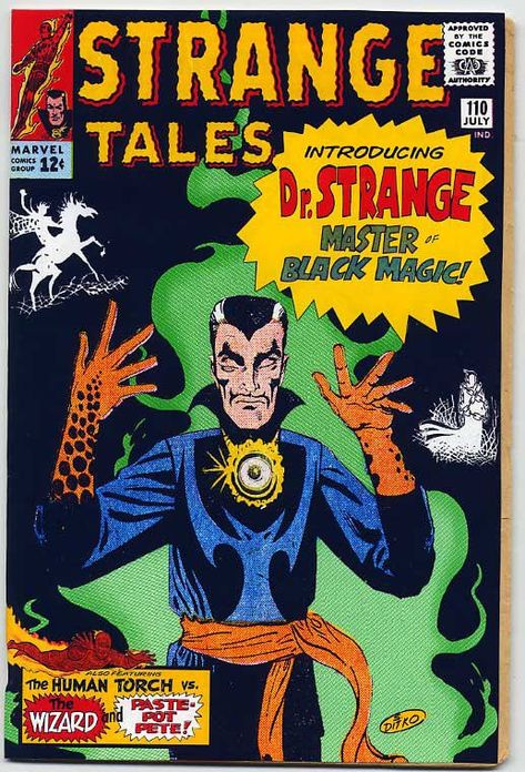 Marvel Covers, Doctor Strange Comic, Doctor Strange Art, Mystic Arts, The Defenders, Marvel Comics Covers, Strange Tales, Steve Ditko, Classic Comic Books