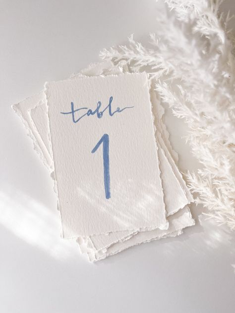 Beachy Wedding Table Numbers, Table Card Numbers, Mountain Wedding Table Numbers, Watercolor Wedding Table Numbers, Simple Wedding Table Numbers, Nantucket Beach Wedding, Wedding Table Numbers Unique, Garden Party Table Numbers, Hand Painted Table Numbers