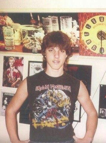 Very young metalhead Chuck Schuldiner Obituary Band, Chuck Schuldiner, Thrash Metal, Hottest Guy Ever, Iron Maiden, Metal Music, Cutie Patootie, Metal Bands, Rock Music