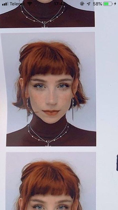 Shoulder Length Hair With Micro Bangs, Ginger Hair Micro Bangs, Short Shag With Micro Bangs, Micro Bangs Pixie Cut, Wolfcut With Micro Bangs, Pixie Cut With Micro Bangs, Ginger Hair With Purple, Mullet Micro Bangs, Wispy Micro Bangs