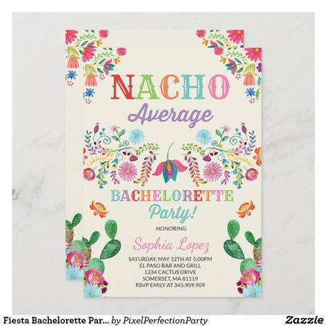 Fiesta 1st Birthday, Cabo Bachelorette, Fiesta Bachelorette Party, Tea Bridal Shower Invitations, Fiesta Bridal Shower Invitations, Bach Bash, Fiesta Bridal Shower, Mexican Fiesta Party, Fiesta Birthday Party