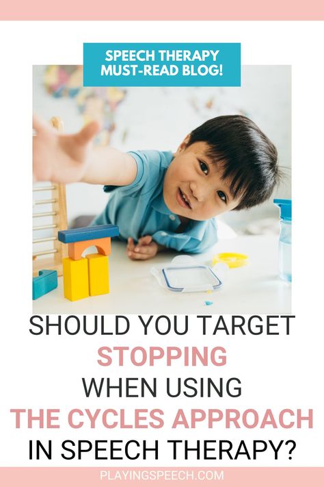 Do we target the phonological process of stopping when using the Cycles Approach in speech therapy? Read this blog to see exactly how and when to target stopping during the Cycles Approach. Appropriate for preschool speech therapy and school age speech therapy for children with phonological disorders. Apraxia Activities, Speech Therapy Worksheets, Speech Therapy Crafts, Childhood Apraxia Of Speech, Early Intervention Speech Therapy, Phonological Processes, Preschool Speech Therapy, Articulation Activities, Receptive Language