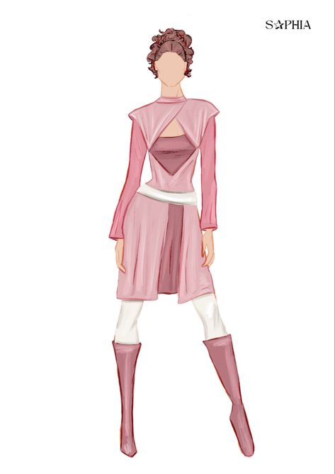 Star Wars Fashion Inspired Outfits, Female Jedi, Jedi Outfit, Jedi Robe, Star Wars Fashion, Space Fashion, Super Hero Outfits, Star Wars Outfits, Star Wars Fan Art