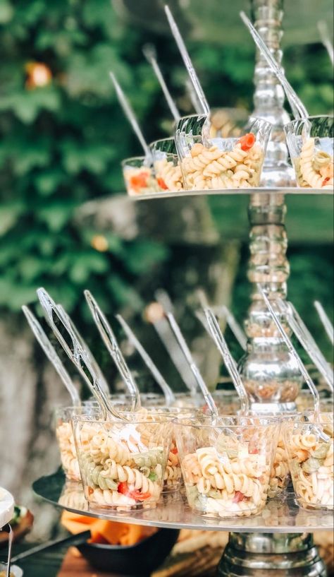 Fun Cocktail Hour Food, Wedding Cocktail Hour Food Display, Wedding Cocktail Hour Finger Food, Spring Wedding Catering Ideas, Hors D’oeuvres For Wedding Reception, Backyard Wedding Ideas Food, Cocktail Hour Backyard Wedding, Simple Appetizers For Wedding, Small Wedding Cocktail Hour