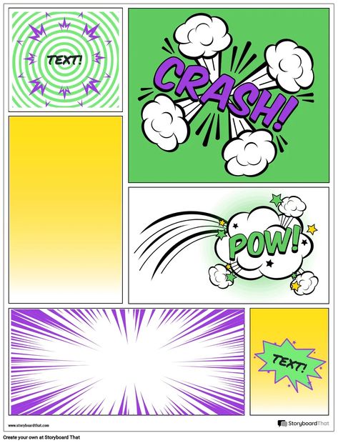 Fun Comic Page with Sound Effects Comic Sound Effects, Comic Page, Fun Comics, Sound Effects, Sound, Comics