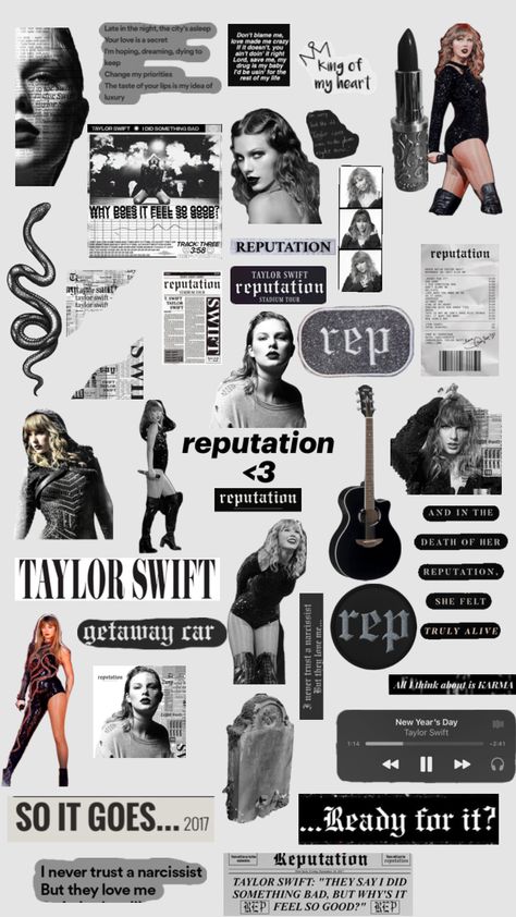 #bestalbum #reputation #taylorswift #reputationera #rep Taylor Swift 3d Polaroid Template, Reputation Scrapbook, Reputation Phone Case, Shuffles Taylor Swift, Reputation Gift Ideas, Aesthetic Stickers Taylor Swift, Phonecase Ideas Aesthetic, Reputation Stickers, Taylor Swift Scrapbook