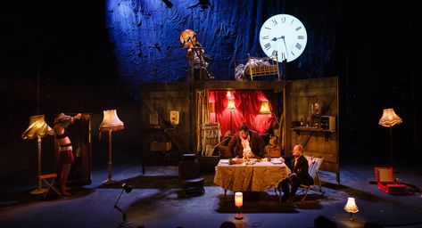 Neil Murray : Kneehigh Theatre - Steptoe and Son Steptoe And Son, Contemporary Theatre, Brief Encounter, Set Design Theatre, Sweeney Todd, Theatre Design, Simon Baker, Theatre Company, Theatre Set