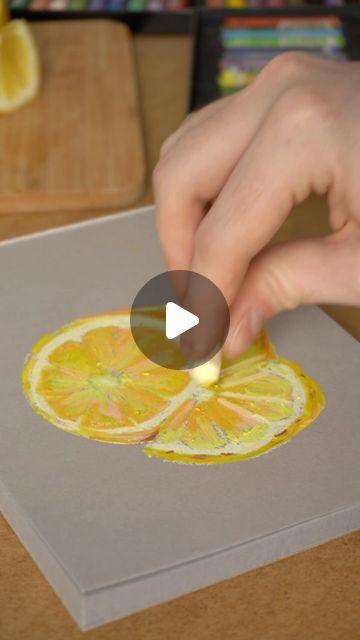 Oil pastels illustrations on Instagram: "Draw with me a lemon in a sketchbook with oil pastels. I love the yellow color on grey toned paper. Do you like lemons 🍋? 
Drawing available, DM if interested 🙌🏻
#art #sketch #sketchbook #oilpastels #pastels #neopastel" Oil Pastel Lemon, Lemons Drawing, Oil Pastel Sketch, Lemon Drawing, Draw With Me, Fruits Drawing, Honey Oil, Dry Pastel, Oil Pastel Drawings