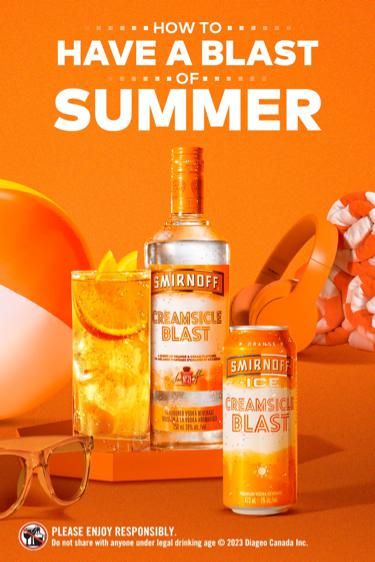 Dream summer, here we come. Why not try Smirnoff’s new Creamsicle Blast? It has the perfect mix of classic flavour and throwback summer vibes. Pinky swear, no take-backs. Smirnoff Ice, Pinky Swear, Premium Vodka, Dream Summer, Pinterest Page, Orange Cream, Having A Blast, Fun Drinks, Party Planning