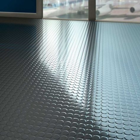 Polymax CIRCA Ultra | Premium Studded flooring Rubber Flooring Bathroom, Wooden Kitchen Floor, Rolled Rubber Flooring, Non Slip Bathroom Flooring, Gym Flooring Rubber, Rubber Floor Tiles, Rubber Tiles, Shower Floor Tile, Manhattan Project