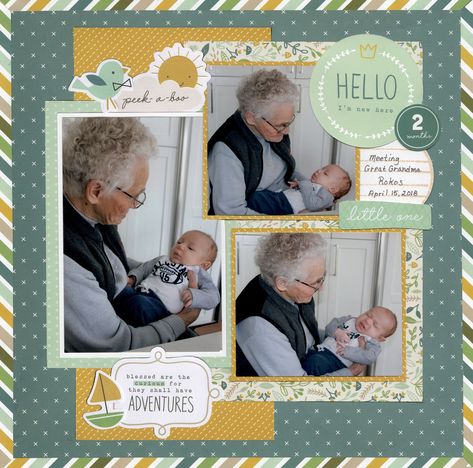 Scrapbook Baby Book Ideas, Baby Boy Book, Baby Boy Scrapbook Layouts, Boy Scrapbook Layouts, Baby Scrapbook Album, Scrapbook Design Layout, Diy Photo Book, Beautiful Scrapbook Layouts