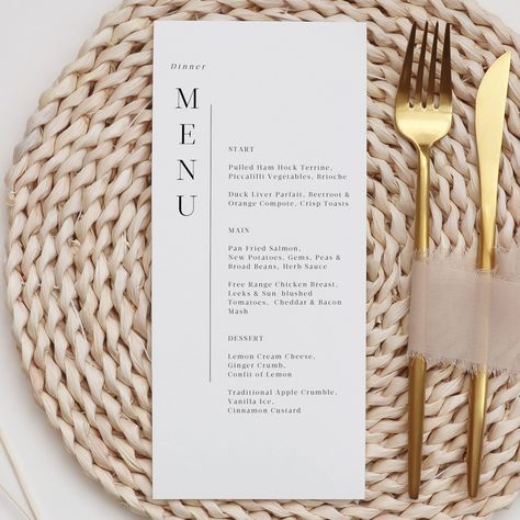 Find simple and elegant wedding menus that will impress your guests without breaking the bank. #weddingmenus #minimalistwedding#Thank_You_Place_Cards_Wedding_Table_Settings #Thank_You_Place_Setting_Wedding #Wedding_Reception_Thank_You_Card_Table_Settings #Wedding_Thank_You_At_Table Wedding Thank You At Table, Thank You Place Cards Wedding Table Settings, Thank You Card Place Setting Wedding, Simple Modern Table Setting, Thank You Place Setting Wedding, Thank You Table Cards, Place Setting Thank You Card, Wedding Thank You Notes On Table, Wedding Thank You Cards On Plates