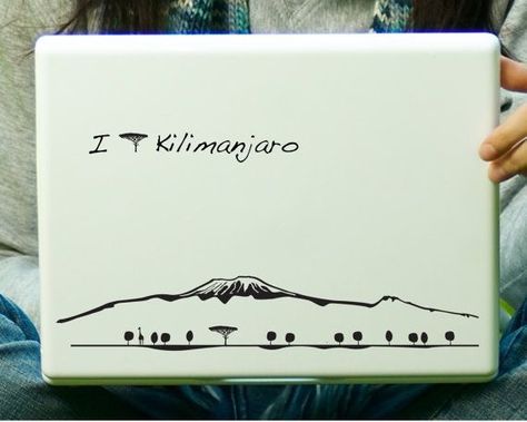 Kili tattoo Kilimanjaro Tattoo, Africa Tattoos, Outline Tattoo, Mount Kilimanjaro, Easy Doodles, Mountain Tattoo, Jewelry Tattoo, 문신 디자인, Simple Doodles