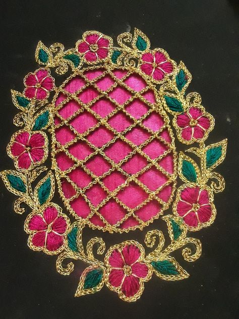 Beadwork Embroidery Blouse, Aari Cut Work Design, Aari Drawing, Aari Work Designs Pattern Hand Embroidery, Acrylic Rangoli, Aari Design, Flower Pattern Drawing, Indian Artwork, Happy Pongal