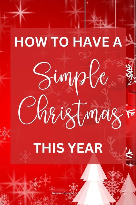 Homemade Christmas Trees Diy, Simple Decorating For Christmas, Simple Minimal Christmas Decor, Simply Christmas Decor, Simple Christmas Traditions, Advent Christmas Ideas, Minimalist Christmas Decorations, Low Key Christmas, Christmas Minimalist Decor