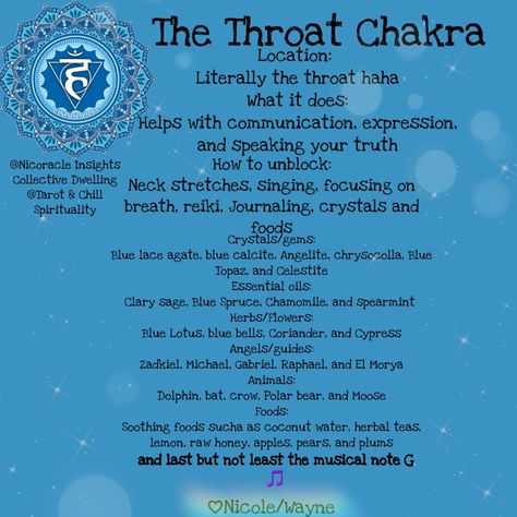 The Throat Chakra Chakra Locations, The Throat Chakra, Throat Chakra Healing, Chakra Healing Meditation, Chakra Health, Healing Essential Oils, Angel Guide, Chakra Affirmations, Healing Touch