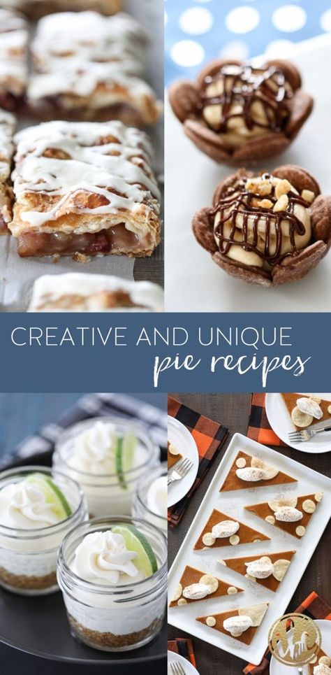 10+ Creative and Unique Pie Recipes | Inspired by Charm | Bloglovin’ Unique Pie Recipes, Bite Size Pies, Recipes Unique, Unique Pies, Favorite Pie Recipes, Kinds Of Pie, Inspired By Charm, Easy Pie Recipes, Pie Day